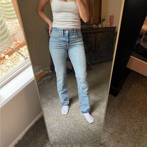 Madewell Midrise 90s Straight Leg Jean - Size 24